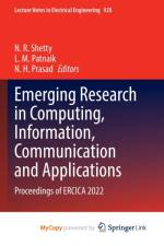 Emerging Research in Computing, Information, Communication and Applications