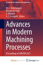 Advances in Modern Machining Processes