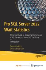 Pro SQL Server 2022 Wait Statistics af van de Laar Enrico van de Laar