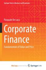 Corporate Finance af De Luca Pasquale De Luca