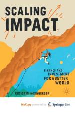 Scaling Impact af Hornberger Kusisami Hornberger