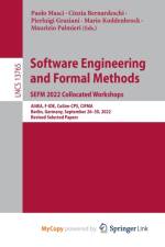 Software Engineering and Formal Methods. SEFM 2022 Collocated Workshops