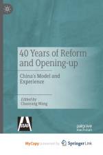 40 Years of Reform and Opening-up