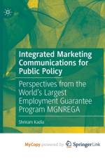 Integrated Marketing Communications for Public Policy af Kadia Shriram Kadia