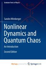 Nonlinear Dynamics and Quantum Chaos af Wimberger Sandro Wimberger