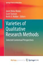 Varieties of Qualitative Research Methods