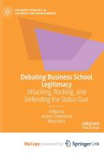 Debating Business School Legitimacy