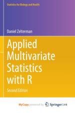 Applied Multivariate Statistics with R af Zelterman Daniel Zelterman