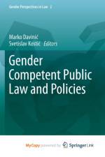 Gender Competent Public Law and Policies