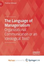 The Language of Managerialism af Klikauer Thomas Klikauer