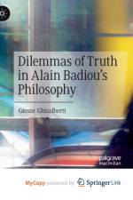 Dilemmas of Truth in Alain Badiou's Philosophy af Ghisalberti Giosue Ghisalberti