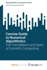 Concise Guide to Numerical Algorithmics af Nazareth John Lawrence Nazareth