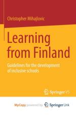 Learning from Finland af Mihajlovic Christopher Mihajlovic
