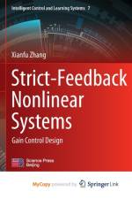 Strict-Feedback Nonlinear Systems af Zhang Xianfu Zhang