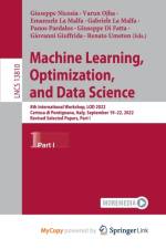 Machine Learning, Optimization, and Data Science