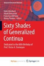 Sixty Shades of Generalized Continua
