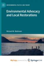 Environmental Advocacy and Local Restorations af Robinson Richard M. Robinson