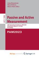 Passive and Active Measurement