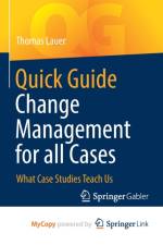 Quick Guide Change Management for all Cases af Lauer Thomas Lauer