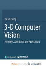 3-D Computer Vision af Zhang Yu-Jin Zhang