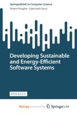 Developing Sustainable and Energy-Efficient Software Systems af Kruglov Artem Kruglov