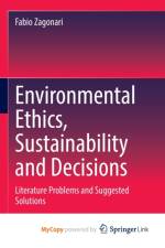 Environmental Ethics, Sustainability and Decisions af Zagonari Fabio Zagonari