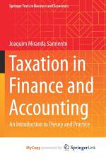 Taxation in Finance and Accounting af Sarmento Joaquim Miranda Sarmento