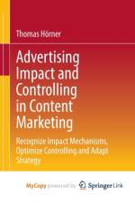 Advertising Impact and Controlling in Content Marketing af Horner Thomas Horner