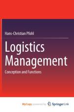 Logistics Management af Pfohl Hans-Christian Pfohl