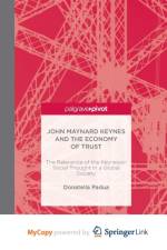 John Maynard Keynes and the Economy of Trust af Padua D. Padua