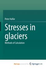 Stresses in glaciers af Halfar Peter Halfar