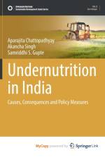 Undernutrition in India af Chattopadhyay Aparajita Chattopadhyay