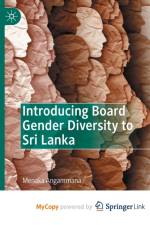 Introducing Board Gender Diversity to Sri Lanka af Angammana Menaka Angammana