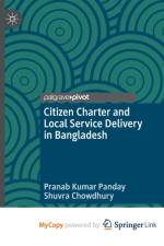 Citizen Charter and Local Service Delivery in Bangladesh af Chowdhury Shuvra Chowdhury