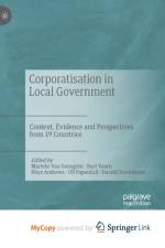 Corporatisation in Local Government