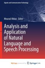 Analysis and Application of Natural Language and Speech Processing
