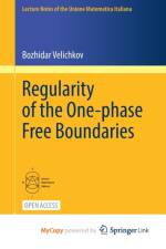 Regularity of the One-phase Free Boundaries af Velichkov Bozhidar Velichkov