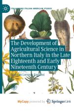 The Development of Agricultural Science in Northern Italy in the Late Eighteenth and Early Nineteenth Century af Fagnani Martino Lorenzo Fagnani