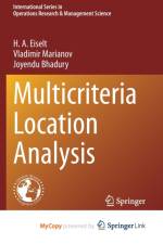 Multicriteria Location Analysis af Bhadury Joyendu Bhadury