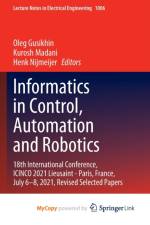 Informatics in Control, Automation and Robotics