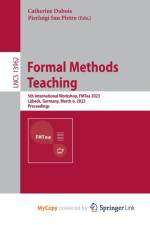 Formal Methods Teaching