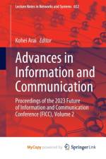 Advances in Information and Communication