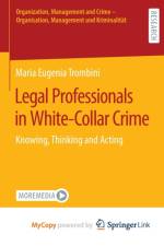 Legal Professionals in White-Collar Crime af Trombini Maria Eugenia Trombini