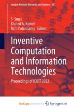 Inventive Computation and Information Technologies