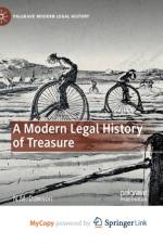 A Modern Legal History of Treasure af Dawson N.M. Dawson