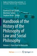Handbook of the History of the Philosophy of Law and Social Philosophy