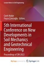 5th International Conference on New Developments in Soil Mechanics and Geotechnical Engineering