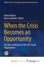 When the Crisis Becomes an Opportunity