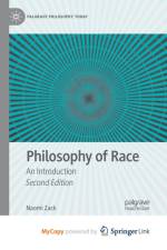 Philosophy of Race af Zack Naomi Zack