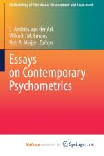 Essays on Contemporary Psychometrics